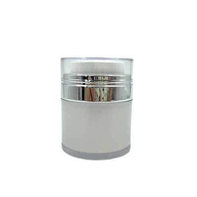 15 / ferramentas portáteis da composição do curso do recipiente fácil de usar cosmético de creme acrílico vazio mal ventilado da garrafa do frasco da bomba 30/50g