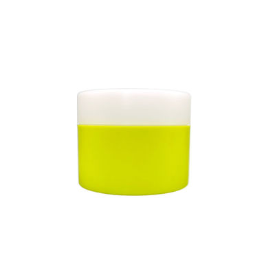 A parede 60ml 100ml de Matt Plastic Cosmetic Jars Double metalizou para a pasta Scrub