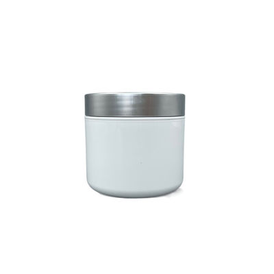 o cosmético 100g plástico branco range o anti impacto dos recipientes vazios para o creme dos TERMAS/esfrega a pasta