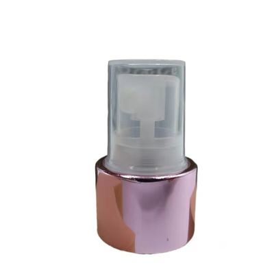 Bomba fina 24/410 do pulverizador da névoa do fechamento de prata brilhante do chapeamento para o perfume