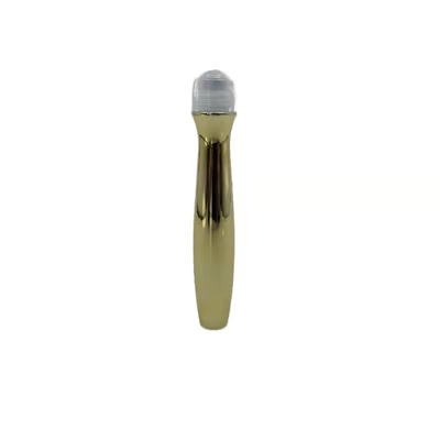 rolo da garrafa do creme do olho 15ml em uma cor de aço inoxidável do ouro da bola 304