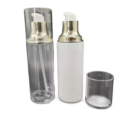 Garrafa da bomba 100ml Petg da loção do tampão do as ou do Abs para produtos de cabelo de creme faciais
