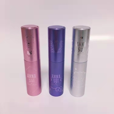 Garrafa de vidro substituível luxuosa gravada do projeto 10ml 8ml da garrafa do pulverizador de perfume do alumínio