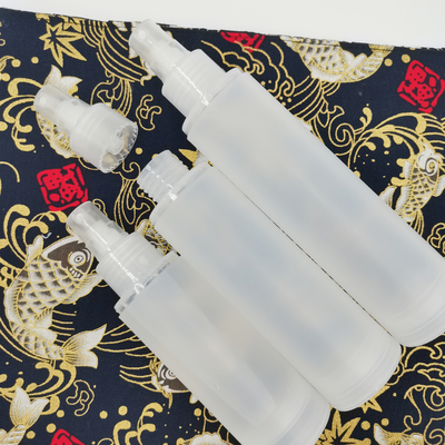 Conjunto de frascos de cosméticos de plástico fosco 5ml 10ml 15ml 50ml 100ml para embalagem de cuidados com a pele