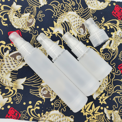 Conjunto de frascos de cosméticos de plástico fosco 5ml 10ml 15ml 50ml 100ml para embalagem de cuidados com a pele