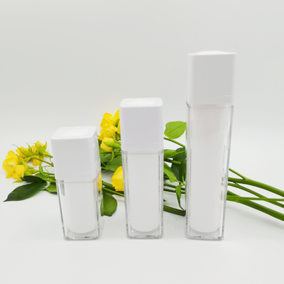 Parede mal ventilada Matte Packaging Bottle de exame de seda do dobro da garrafa 15ml 30ml 50ml do quadrado giratório