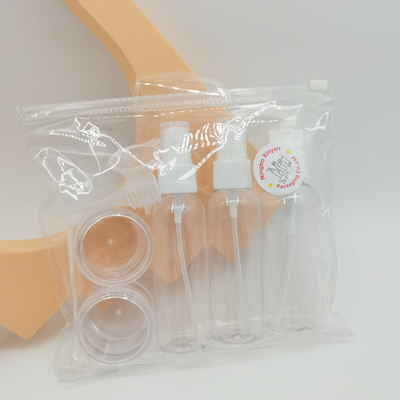 Bomba colher conta-gotas funil personalizado saco de lavagem de PVC para frasco de creme frasco de spray de viagem