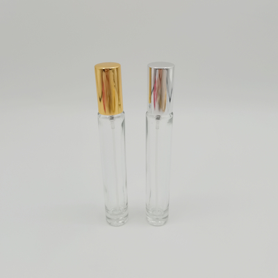 Tampa inteira de alumínio 13/410 pulverizador de bomba de perfume com frasco de vidro 10 ML