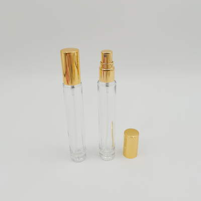 Tampa inteira de alumínio 13/410 pulverizador de bomba de perfume com frasco de vidro 10 ML