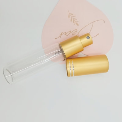 10ml 15ml 20ml 25ml 30ml garrafa de vidro com borrifadores de perfume de alumínio