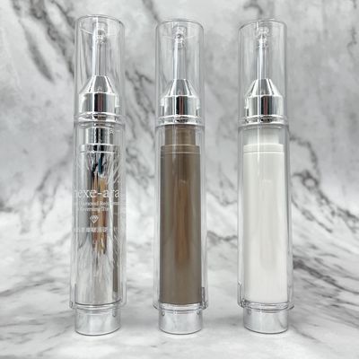 A seringa cosmética de PETG/ABS/PP dá forma à garrafa mal ventilada de 10ml 15ml