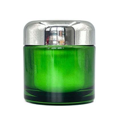 Eco verde 50g de empacotamento cosmético amigável 100g metalizou frascos para produtos dos cuidados com a pele