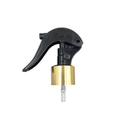 A garrafa plástica do pulverizador da substituição provoca o ouro 24/410 28/410 de fechamento de alumínio 0.3ml