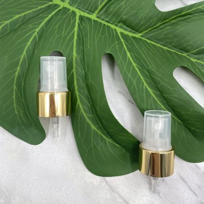 Fechamento fino 0.12ML 0.16ML do alumínio do pulverizador 20/410 da bomba da névoa do ouro