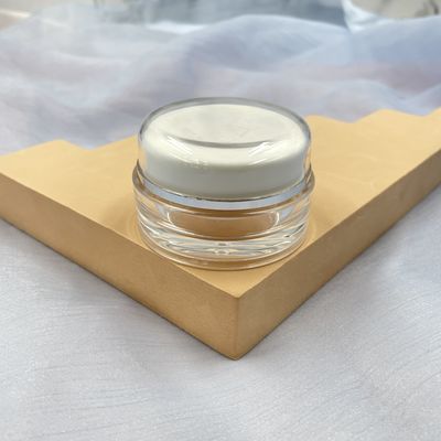 Frascos cosméticos plásticos da prova UV em volta dos recipientes acrílicos 30g 50g para o creme dos cuidados com a pele
