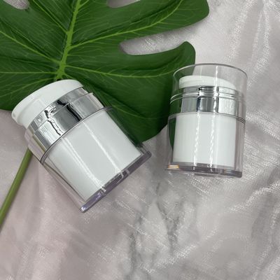 Círculo de empacotamento cosmético dos frascos mal ventilados 15g 30g de PMMA giratório para o creme dos cuidados com a pele