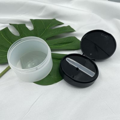 o cosmético 80g plástico range a máscara facial dos recipientes claros com colher/raspador