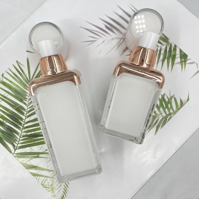 a composição vazia mal ventilada de 15ml 30ml engarrafa o tampão quadrado do ABS da parede dobro