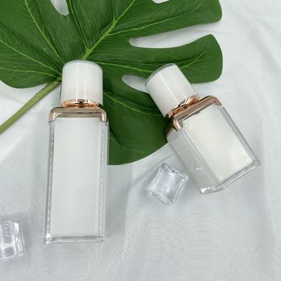 a composição vazia mal ventilada de 15ml 30ml engarrafa o tampão quadrado do ABS da parede dobro