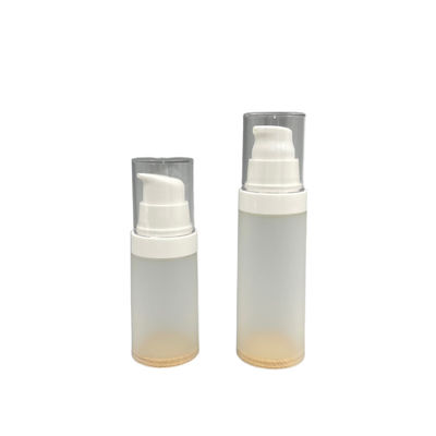 Tela de seda do teste padrão de madeira mal ventilado transparente da bomba 30ml 50ml da garrafa dos PP