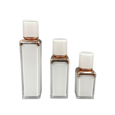 a composição vazia mal ventilada de 15ml 30ml engarrafa o tampão quadrado do ABS da parede dobro