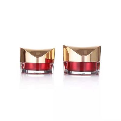 Frascos cosméticos plásticos de Shap do rombo acrílico que empacotam 30g 50g