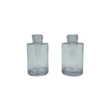 Garrafa cosmética clara luxuosa 30ml portátil de PETG Leakproof para o tipo da parte alta
