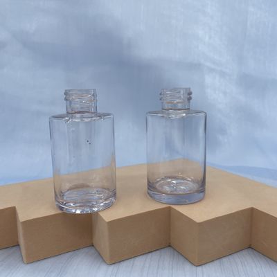 Garrafa cosmética clara luxuosa 30ml portátil de PETG Leakproof para o tipo da parte alta