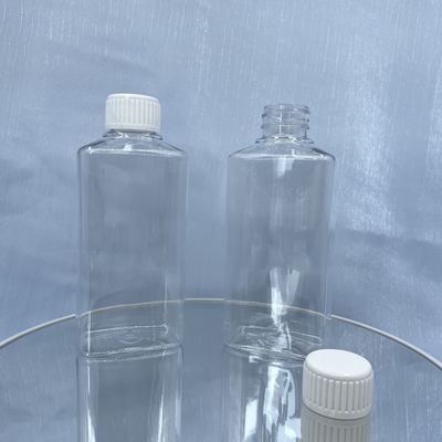 Espaço livre quadrado recarregável do colutório 250ml da garrafa da bomba do ANIMAL DE ESTIMAÇÃO com tampão branco