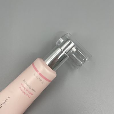 Diâmetro vazio de creme 30mm dos tubos 30ml 50ml do aperto do BB do rosa com bomba