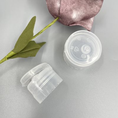 Parte superior plástica rígida Flip Cap Screw revestimento com nervuras/liso de 20/410 do disco