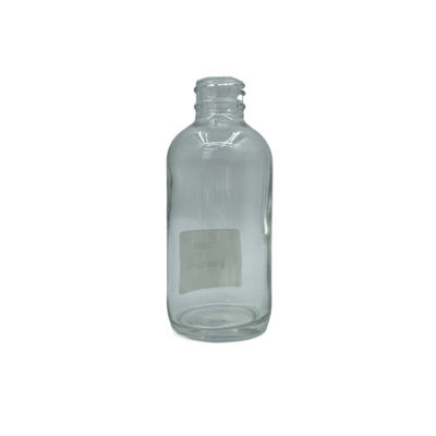 o cosmético de vidro do círculo 120ml engarrafa a cor personalizada para cuidados pessoais