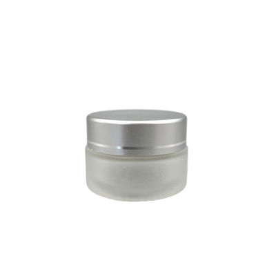 O cosmético 20g de vidro feito sob encomenda redondo range a altura de empacotamento 3.2cm do diâmetro 4.7cm