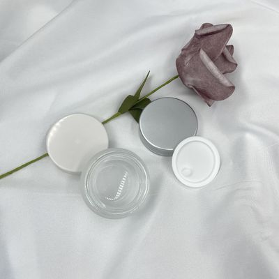 O cosmético 20g de vidro feito sob encomenda redondo range a altura de empacotamento 3.2cm do diâmetro 4.7cm