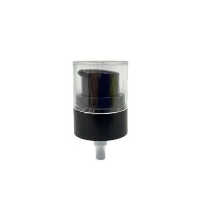 Bomba preta 24/400 do distribuidor do creme da loção COMO a mola do tampão SS316 fora de 0.25ML/T