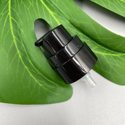 Bomba preta 24/400 do distribuidor do creme da loção COMO a mola do tampão SS316 fora de 0.25ML/T