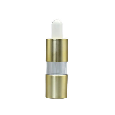 Da dosagem vazia da garrafa de óleo essencial 20ml do ouro conta-gotas líquido de revestimento UV 0.25ml com bulbo