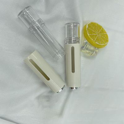 o rolo luxuoso do óleo 15ml essencial engarrafa a imprensa do botão do ABS de Mini Droppe de alta qualidade com janela