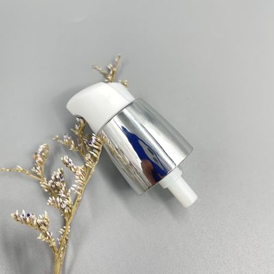 Fechamento metalizado do Moisturiser 20/410 plástico de prata da mão da bomba 0.2ML/T do tratamento