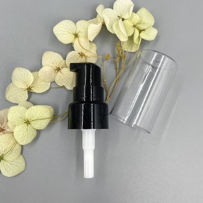 Os PP enegrecem o fechamento 304H 0.2ML/T liso de creme do distribuidor 20/410 da bomba com o tampão claro completo