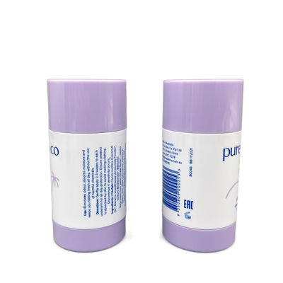 COMO/PP em volta dos tubos Eco do recipiente 50g 1.76oz da vara de desodorizante amigável com impressão