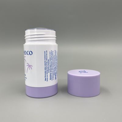 COMO/PP em volta dos tubos Eco do recipiente 50g 1.76oz da vara de desodorizante amigável com impressão