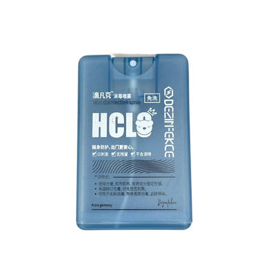 Sanitizer anti-bacteriano 304H da mão do pulverizador 20ML do cartão de crédito da dosagem 0.06ML