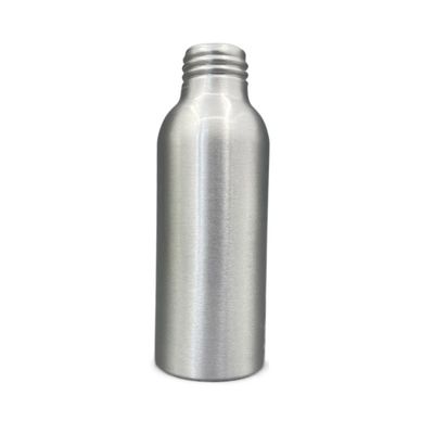 os recipientes 3.52oz cosméticos de alumínio pulverizam o ombro redondo do pescoço 24mm do diâmetro 40mm
