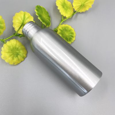 os recipientes 3.52oz cosméticos de alumínio pulverizam o ombro redondo do pescoço 24mm do diâmetro 40mm