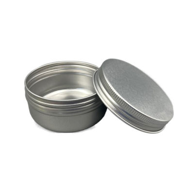 produto químico de alumínio de 50g Tin Jars 28*56mm resistente para cuidados com a pele cosméticos