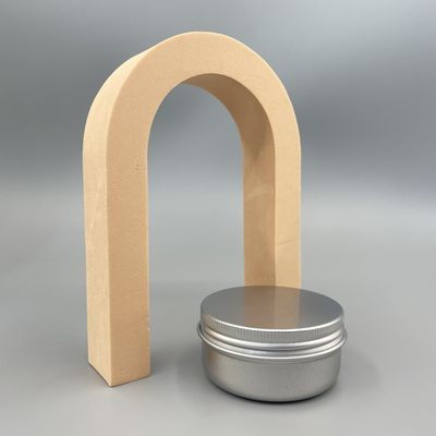 produto químico de alumínio de 50g Tin Jars 28*56mm resistente para cuidados com a pele cosméticos