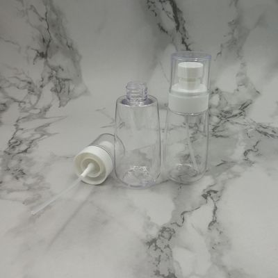Pulverizador ultra fino vazio claro luxuoso da garrafa de Upg 30ml Petg branco