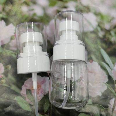 Pulverizador ultra fino vazio claro luxuoso da garrafa de Upg 30ml Petg branco