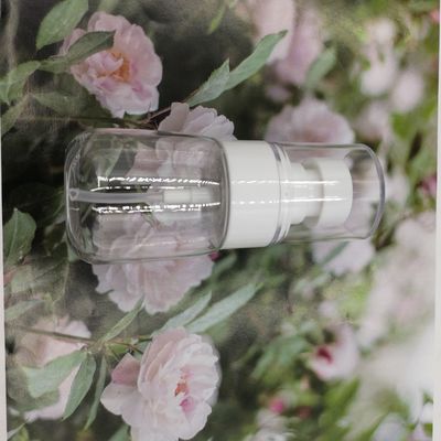 Pulverizador ultra fino vazio claro luxuoso da garrafa de Upg 30ml Petg branco